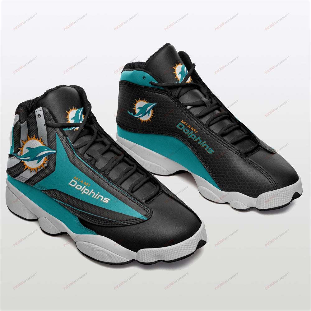 Miami Dolphins Air Jordan 13 Sneakers Sport Shoes Full Size-trungten-j3xfe