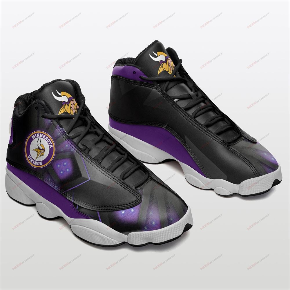 Minnesota Vikings Air Jordan 13 Sneakers Sport Shoes Full Size-trungten-p2pnn