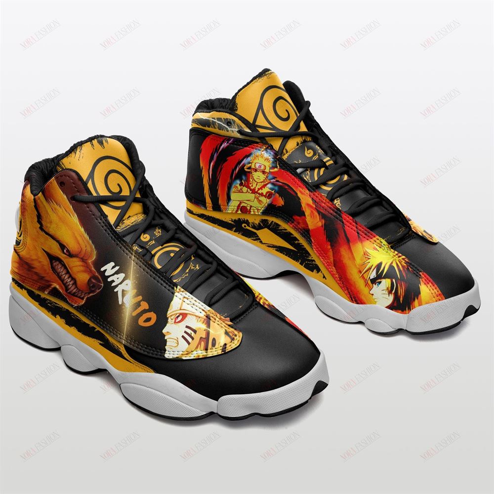 Naruto Air Jordan 13 Sneakers Sport Shoes Full Size