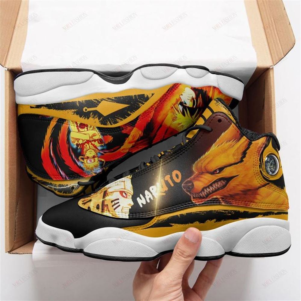 Naruto Form Air Jordan 13 Sneakers Cartoon Sneaker Sport Shoes Full Size