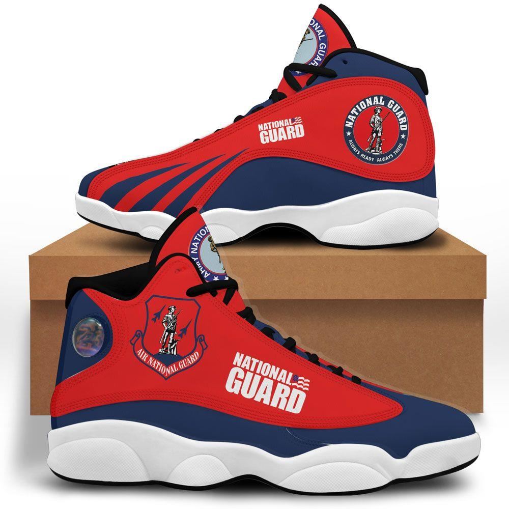 National Guard Air Jordan 13 Custom Sneakers Sport Shoes