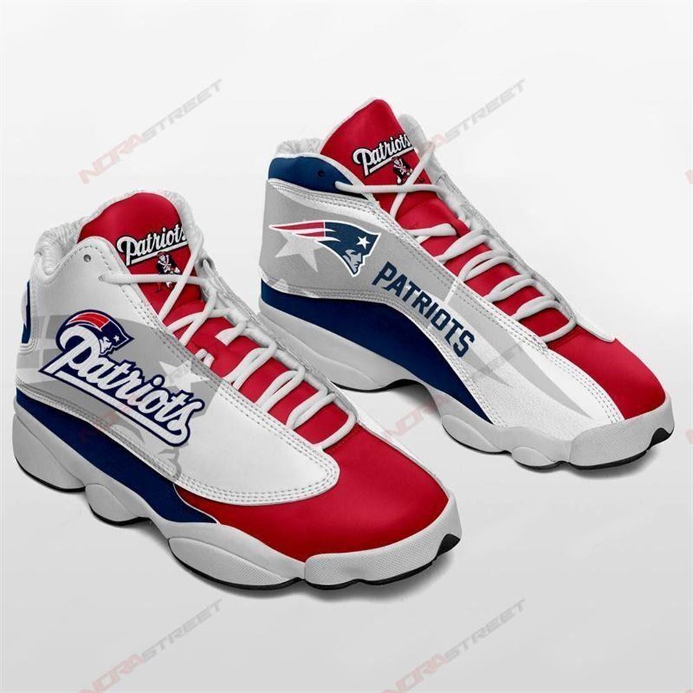 New England Patriots Air Jordan 13 Sneakers Sport Shoes Plus Size-trungten-zwatf