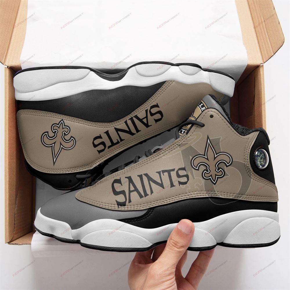 New Orleans Saints Air Jordan 13 Sneakers Sport Shoes Plus Size