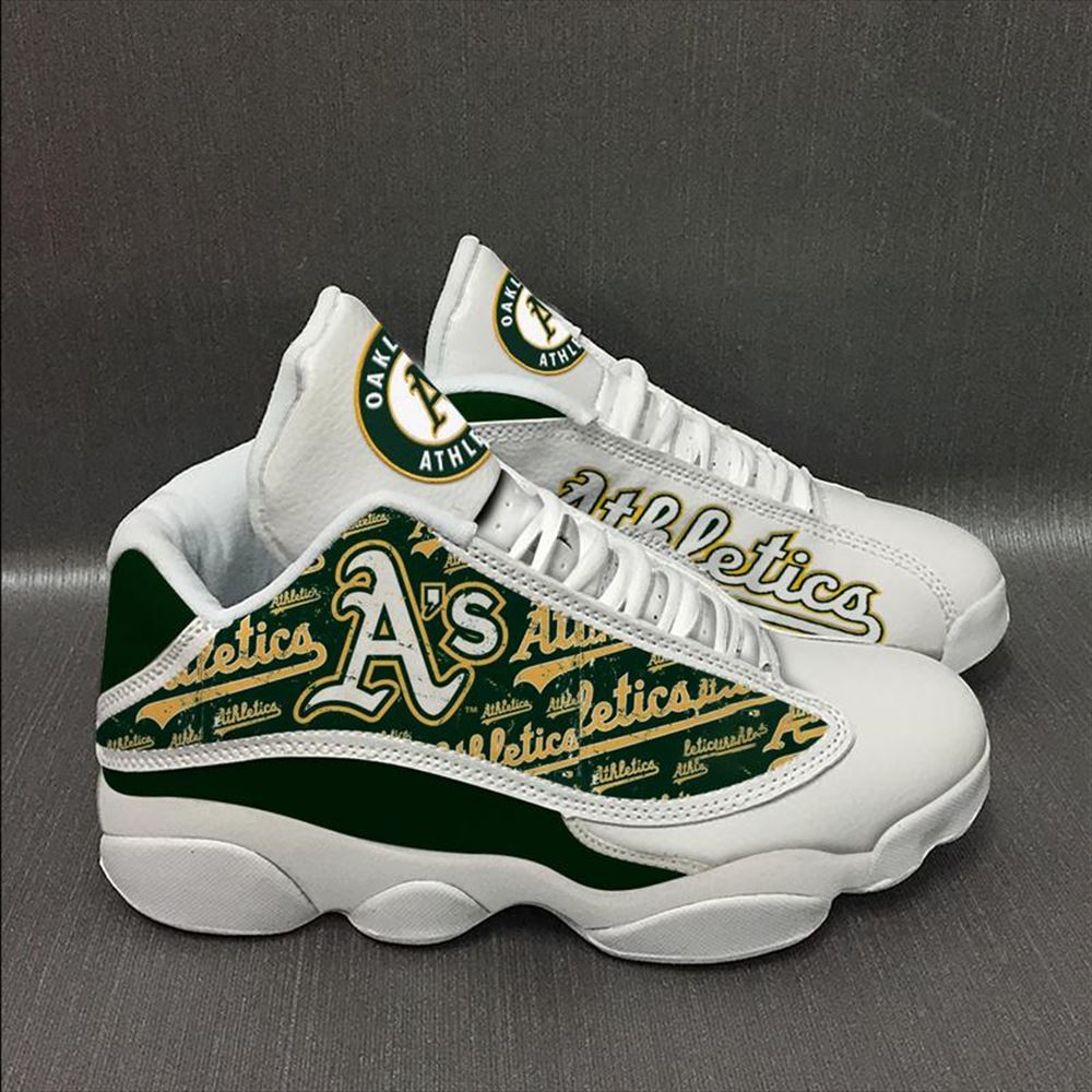 Oakland Athletics Form Air Jordan 13 Sneakers Sport Shoes Full Size