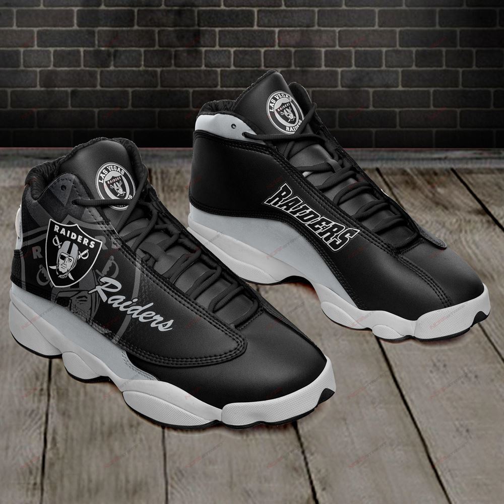 Oakland Raiders Air Jordan 13 Sneakers Sport Shoes Full Size-trungten-c4348