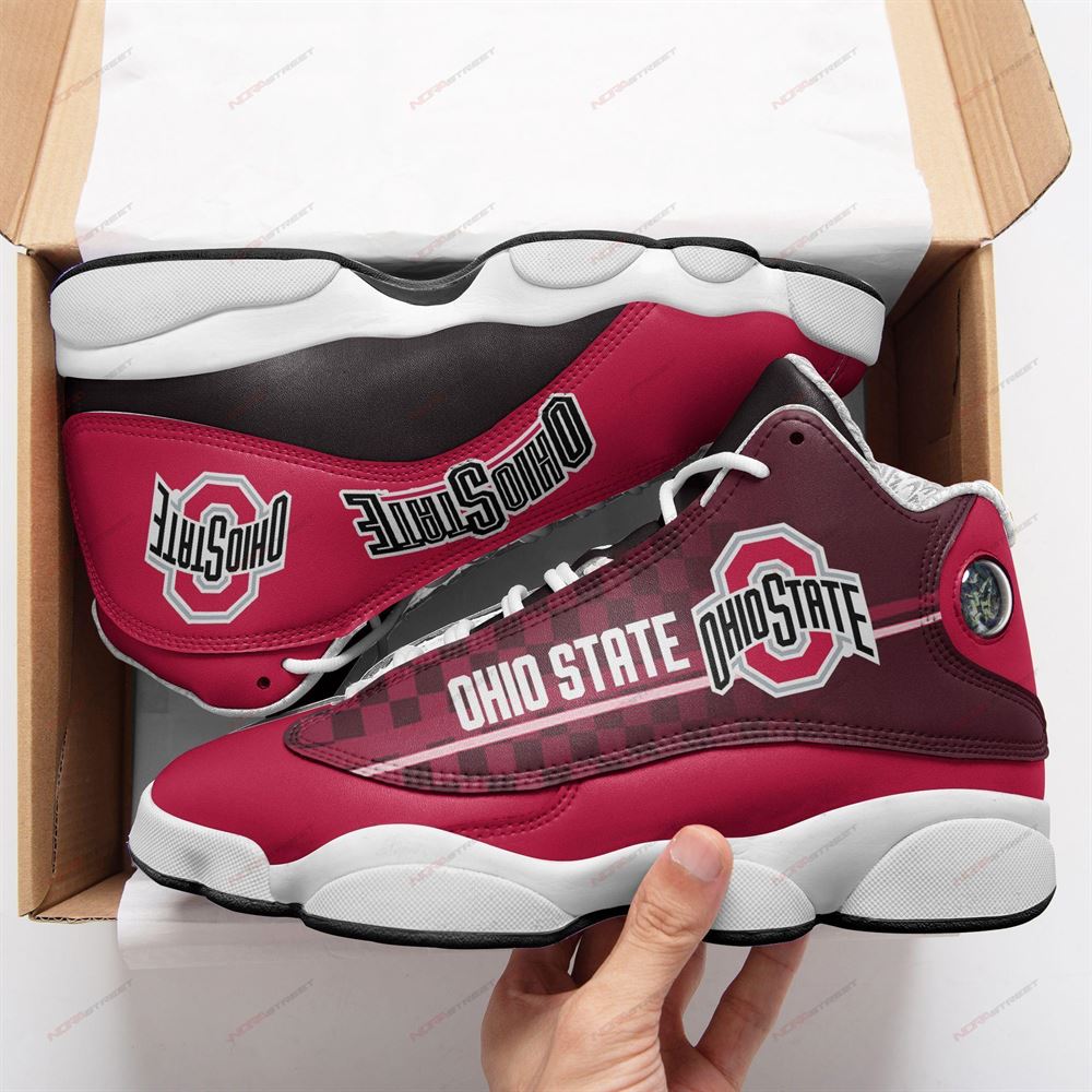 Ohio State Buckeyes Air Jordan 13 Sneakers Sport Shoes Plus Size-trungten-xec3l