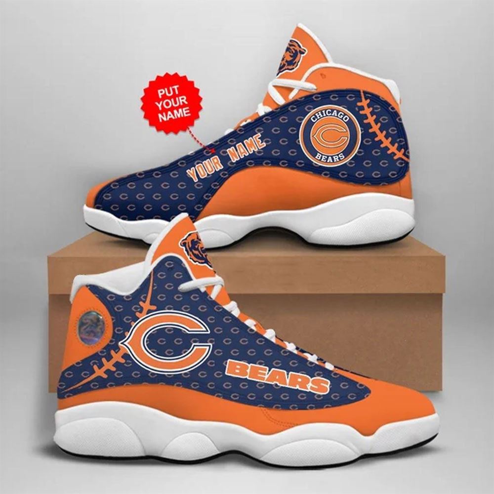 Personalized Nfl Chicago Bears Jordan 13 Sneaker Sport Shoes