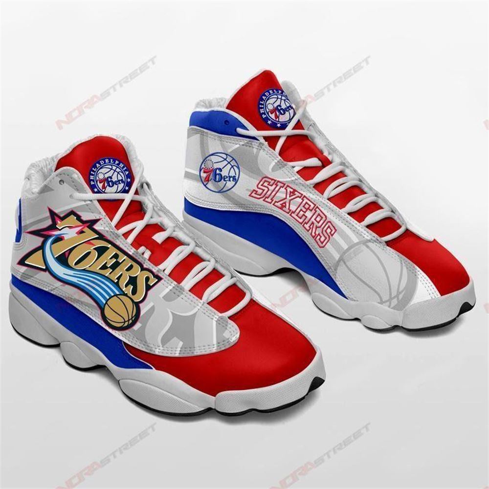 Philadelphia 76ers Air Jordan 13 Sneakers Sport Shoes