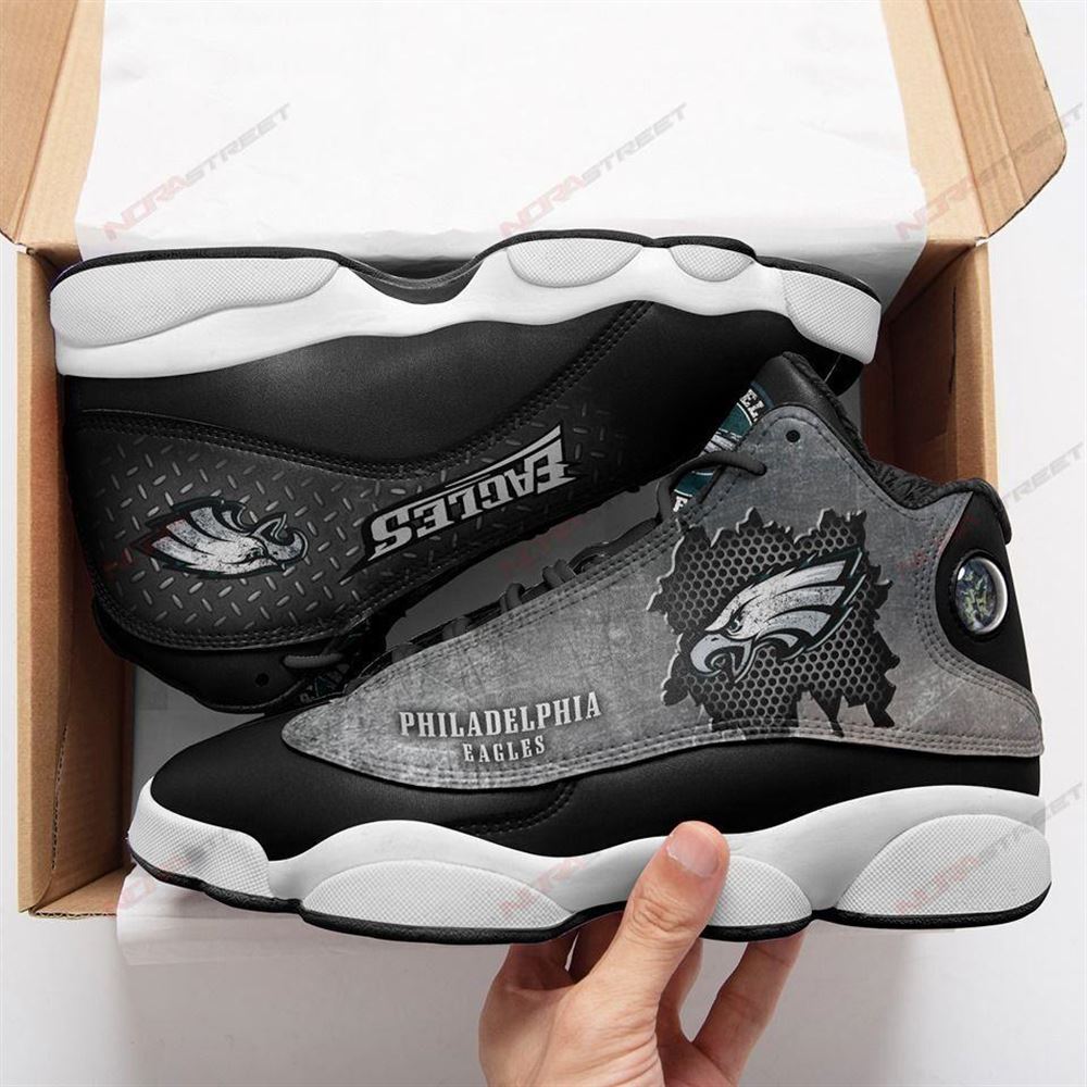 Philadelphia Eagles Air Jordan 13 Sneakers Sport Shoes Full Size-trungten-ivra1