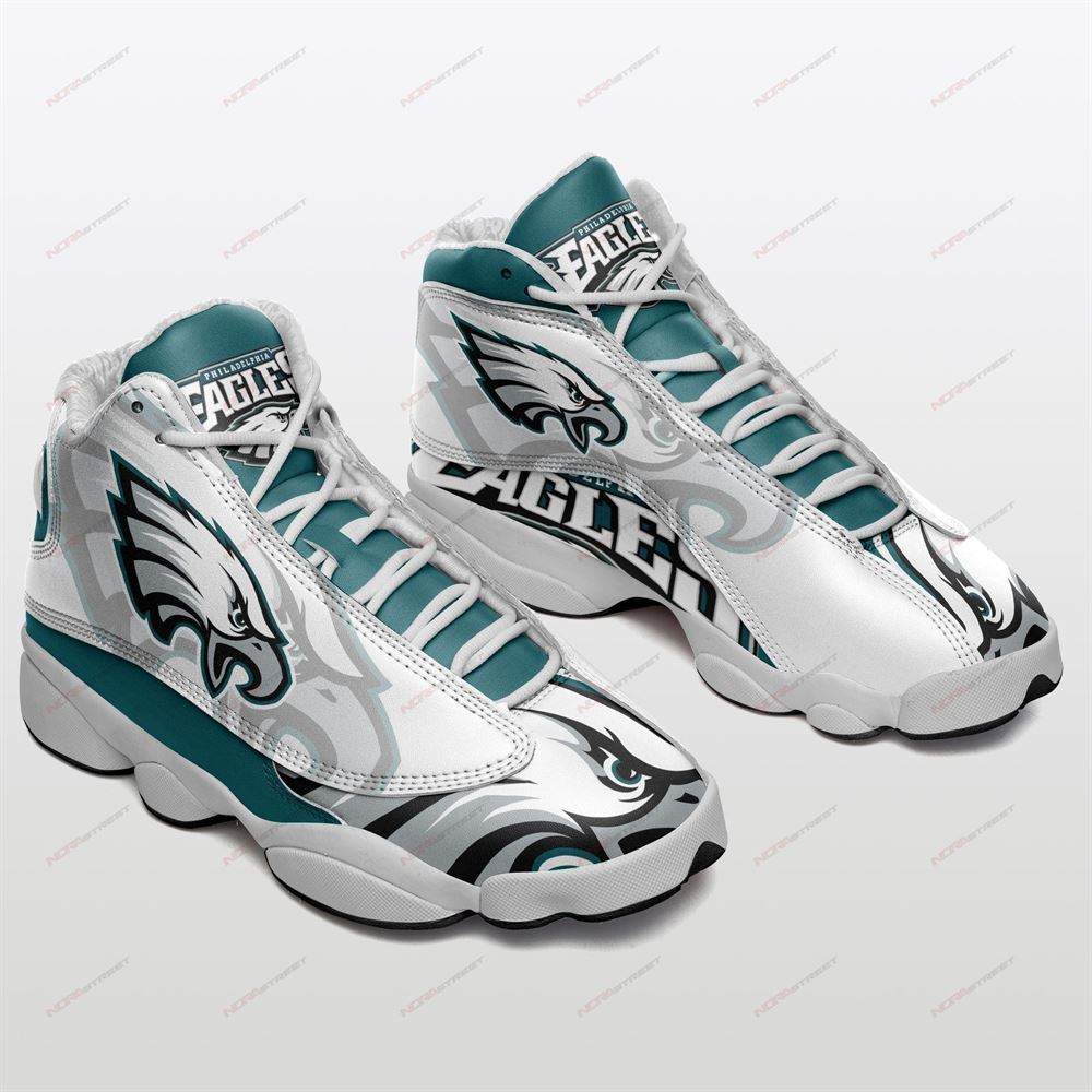 Philadelphia Eagles Air Jordan 13 Sneakers Sport Shoes-trungten-o8qhq