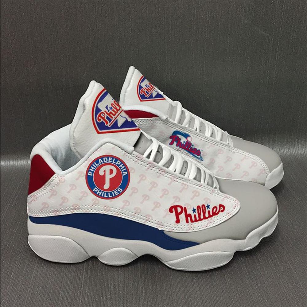 Philadelphia Phillies Form Air Jordan 13 Sneakers Sport Shoes Plus Size