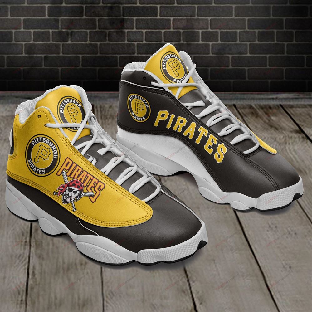 Pittsburgh Pirates Air Jordan 13 Sneakers Sport Shoes Plus Size