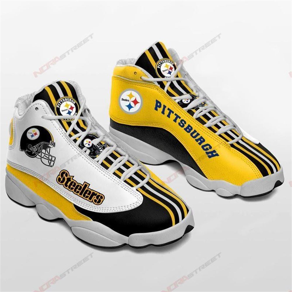 Pittsburgh Steelers Air Jordan 13 Sneakers Sport Shoes Plus Size-trungten-2gb8a