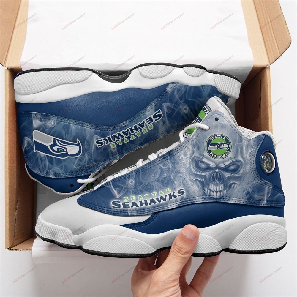 Seattle Seahawks Air Jordan 13 Sneakers Sport Shoes Plus Size-trungten-4tufk