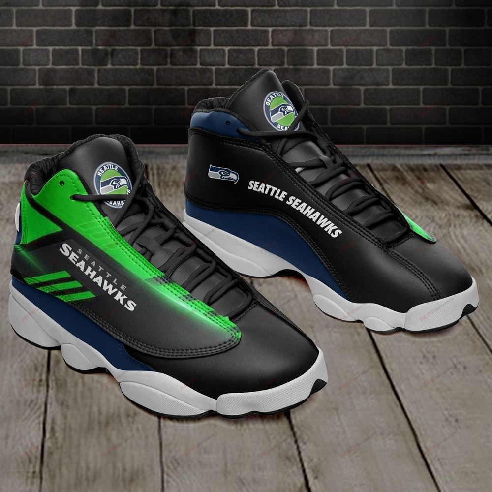 Seattle Seahawks Air Jordan 13 Sneakers Sport Shoes