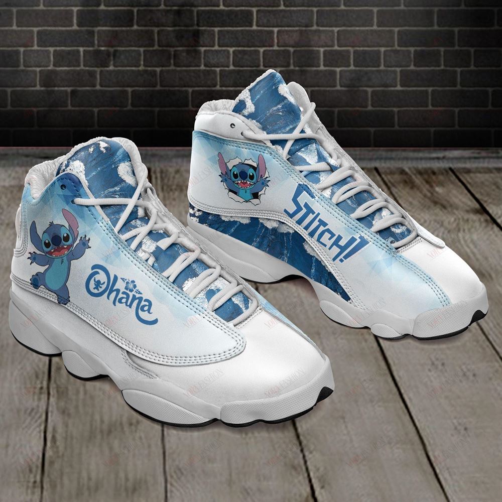 Stitch Ohana Air Jordan 13 Sneakers Sport Shoes