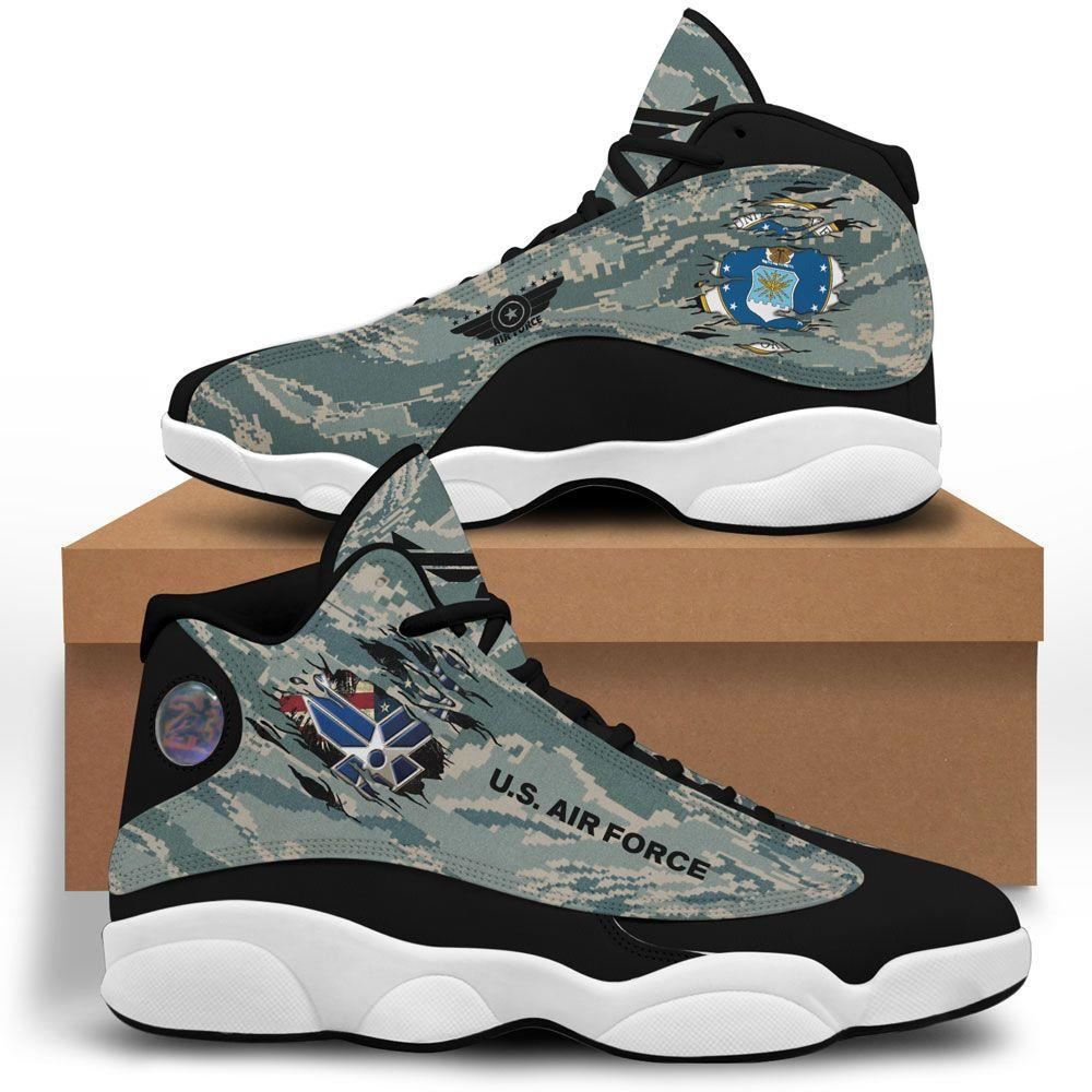 Us Air Force Air Jordan 13 Custom Sneakers Running Shoes