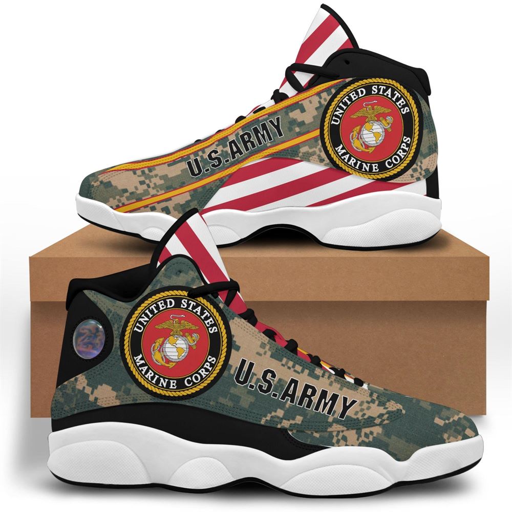 Us Army Air Jordan 13 Custom Sneakers Sport Running Plus Size