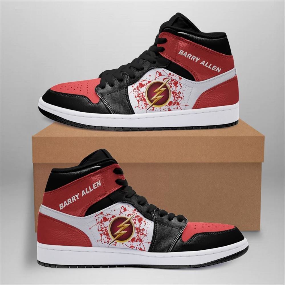 Barry Allen Dc Comics Air Jordan Sneaker Boots Shoes