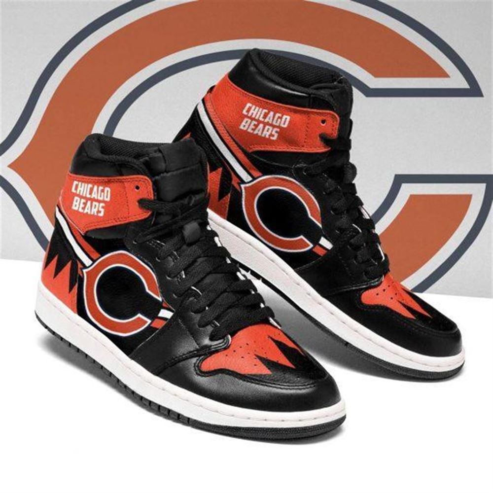 Chicago Bears Nfl Football Air Jordan Sneaker Boots Shoes