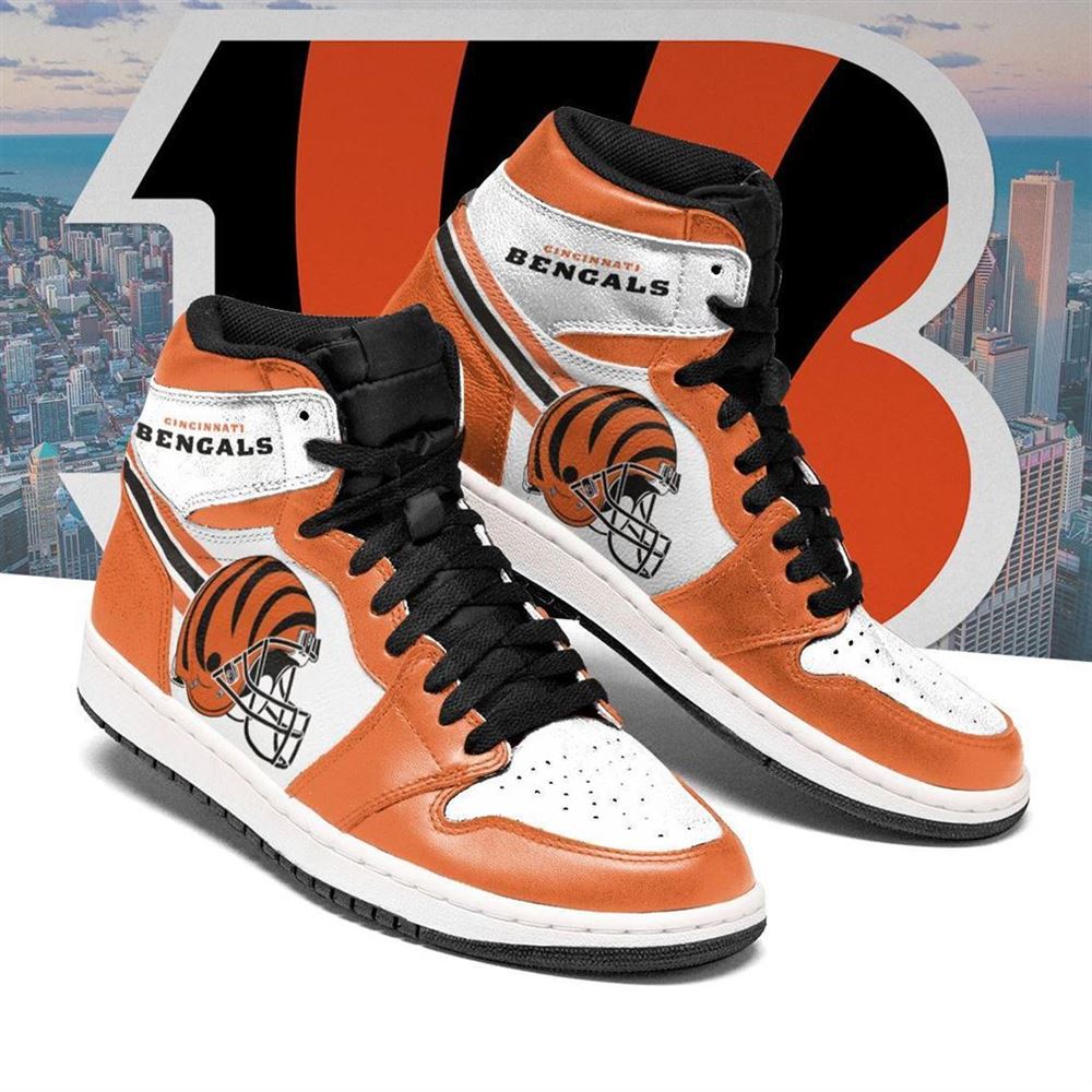 Cincinnati Bengals Nfl Football Air Jordan Shoes Sport V4 Sneaker Boots Shoes