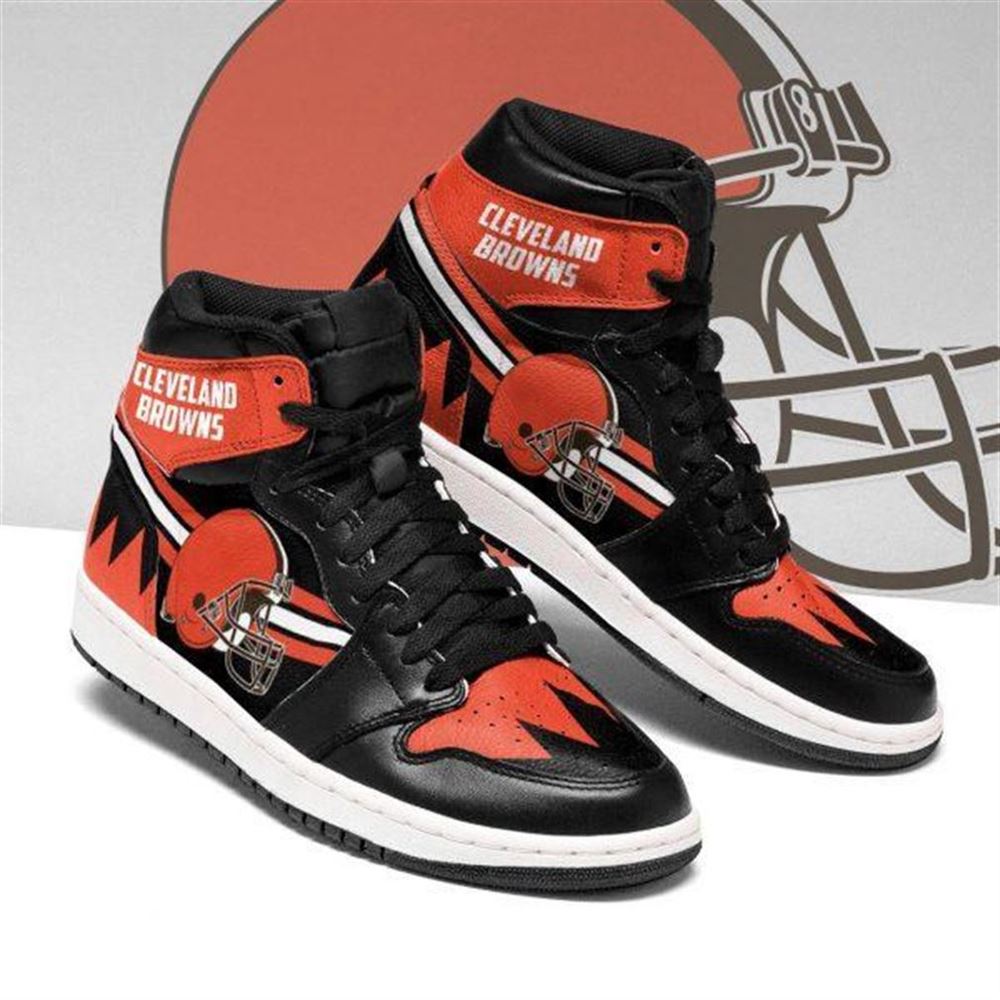 Cleveland Browns Nfl Football Air Jordan Sneaker Boots Shoes