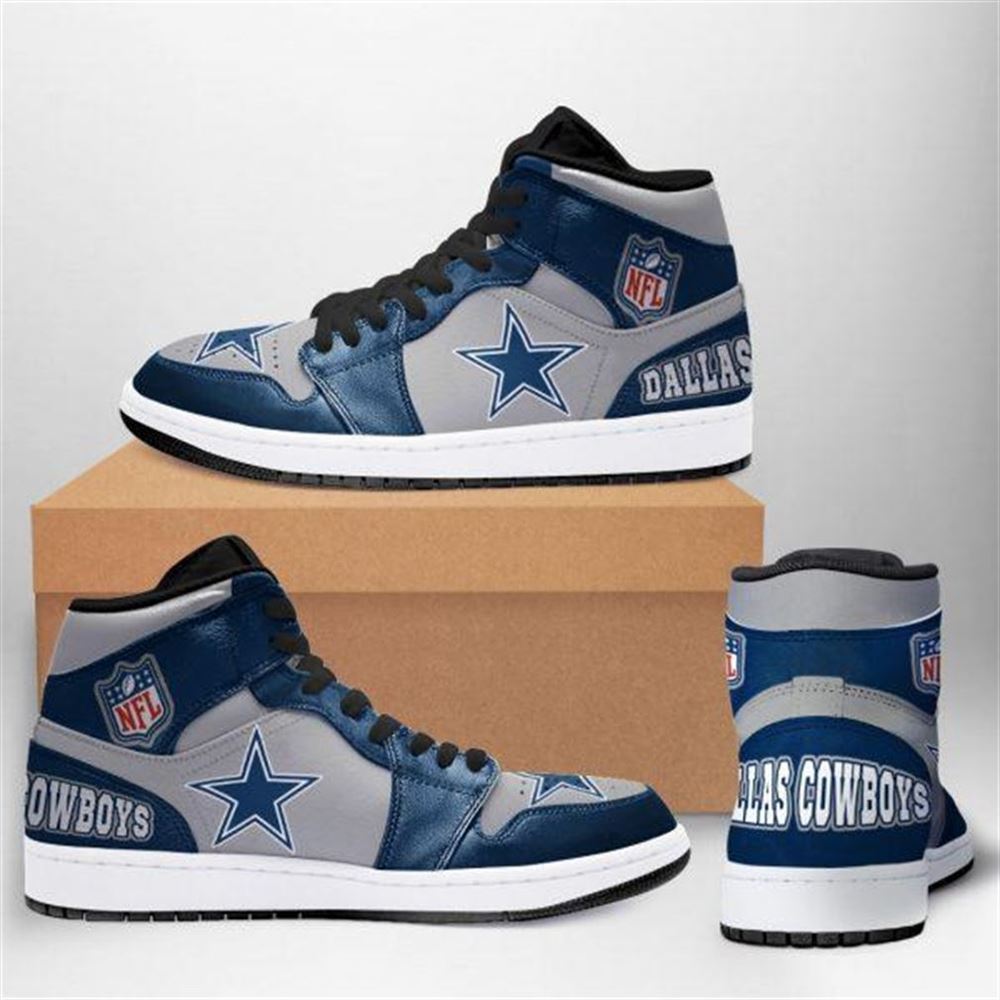 Dallas Cowboys Nfl Football Air Jordan Sneaker Boots Shoes