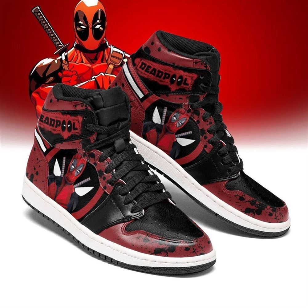 Deadpool Marvel Air Jordan Shoes Sport Mopqa Sneaker Boots Shoes