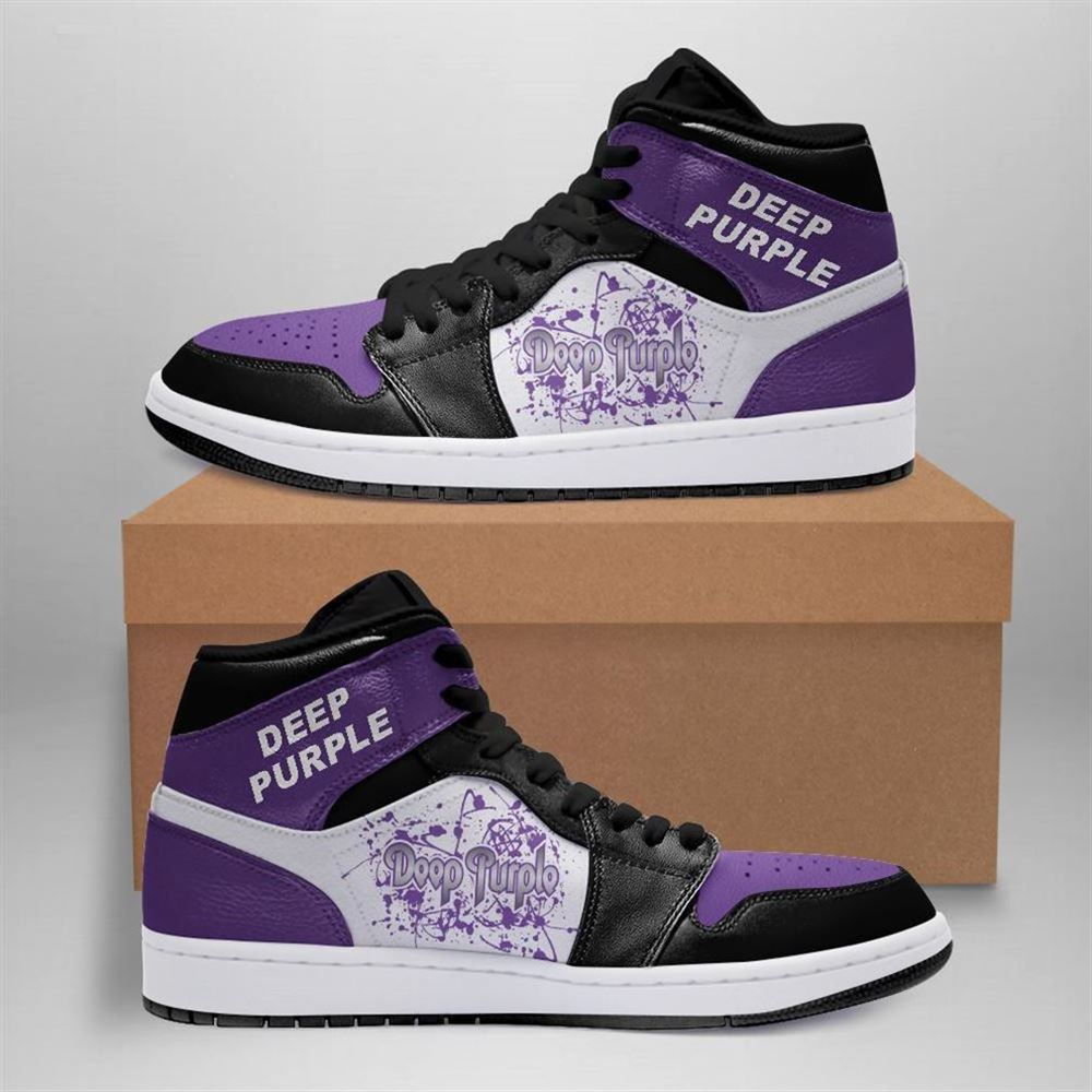 Deep Purple Rock Band Air Jordan Sneaker Boots Shoes