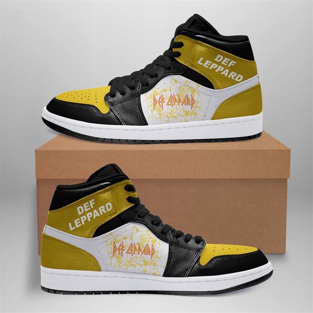 Def Leppard Rock Band Air Jordan Sneaker Boots Shoes