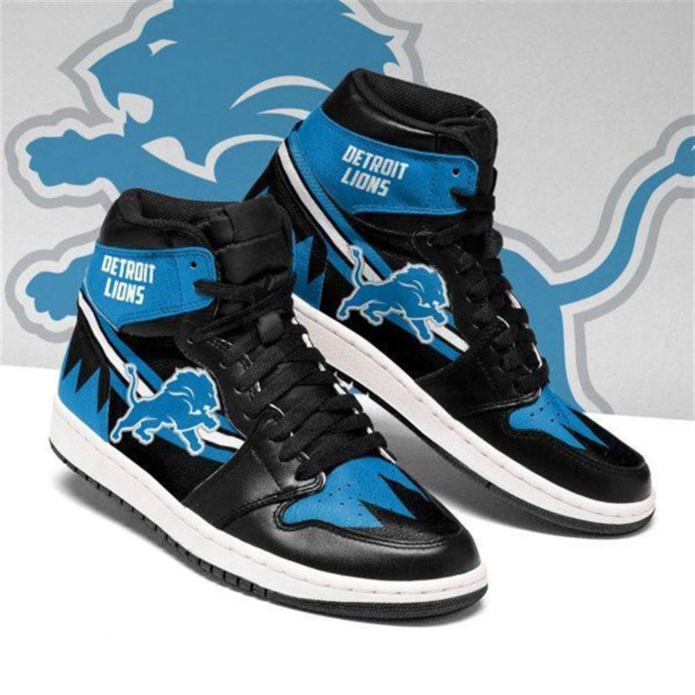 Detroit Lions Nfl Football Air Jordan Sneaker Boots Shoes