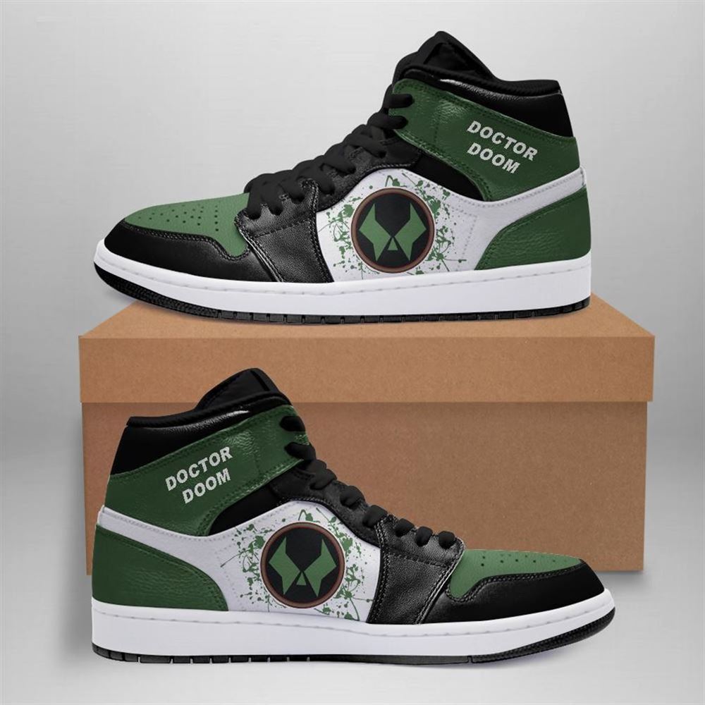 Doctor Doom Marvel Air Jordan Sneaker Boots Shoes