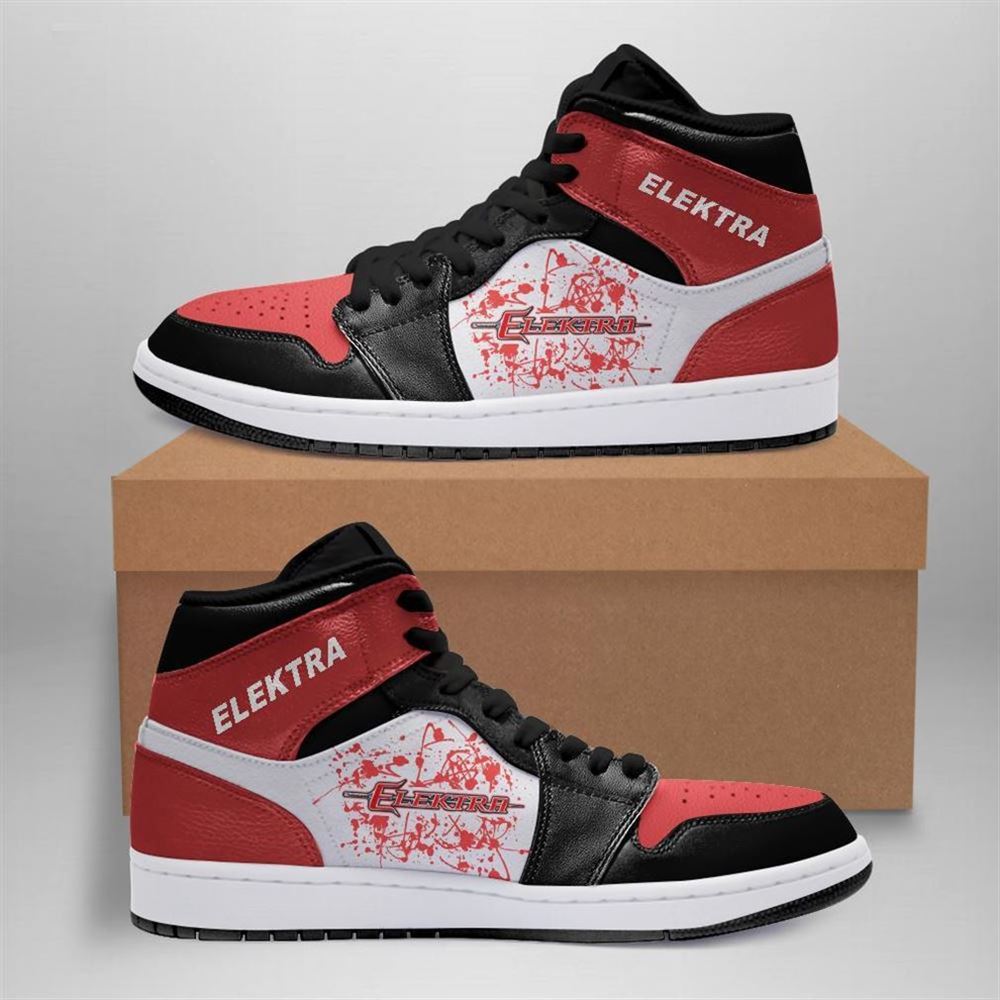 Elektra Marvel Air Jordan Sneaker Boots Shoes