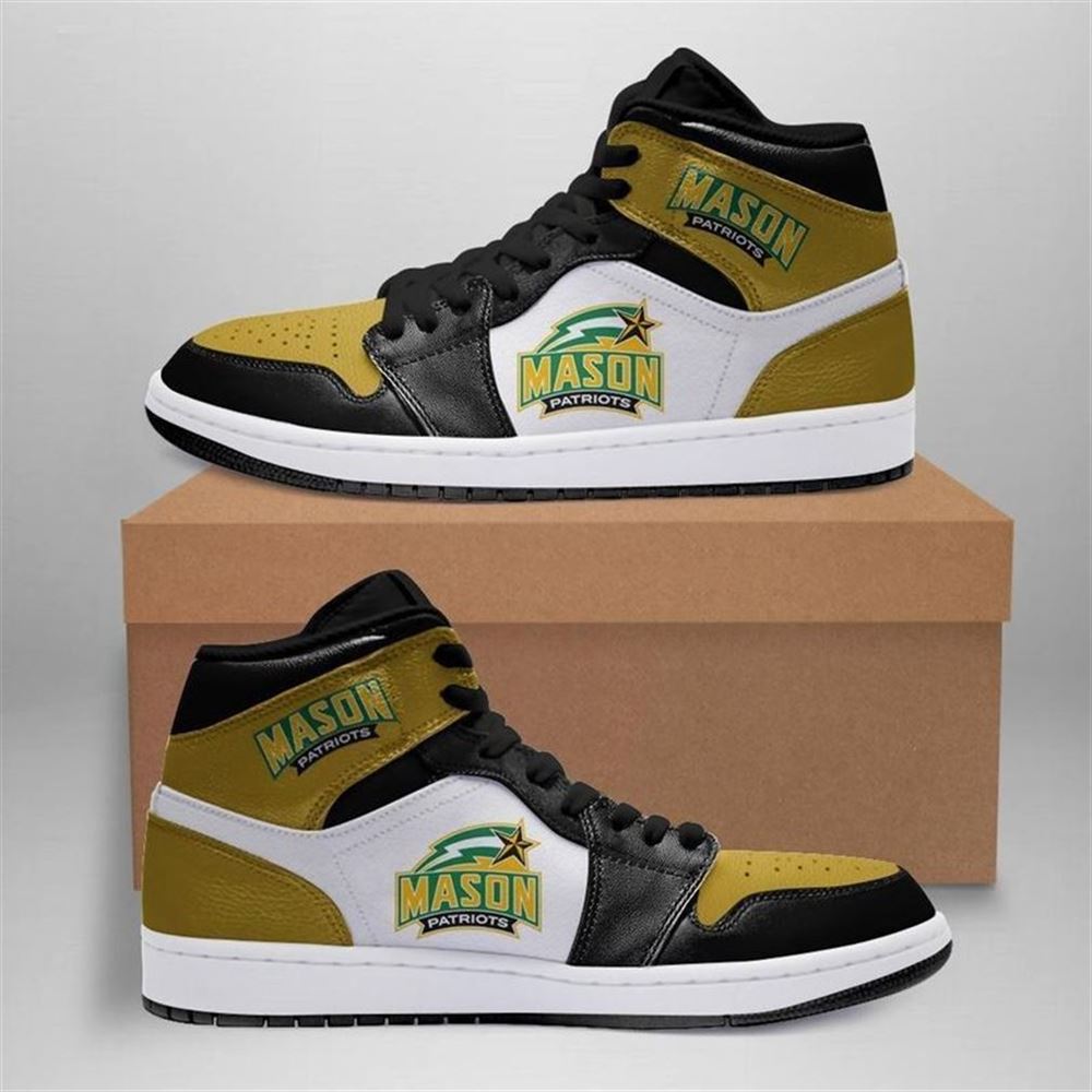 George Mason Patriots Jordan Shoes Sport Custom Jordan Shoe Sneaker V2 Sneaker Boots Shoes