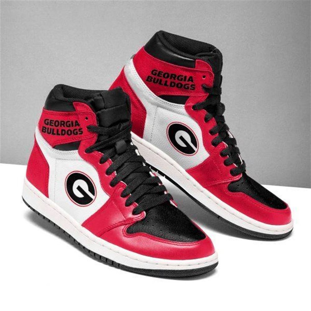 Georgia Bulldogs Ncaa Air Jordan Shoes Sport V2 Sneaker Boots Shoes