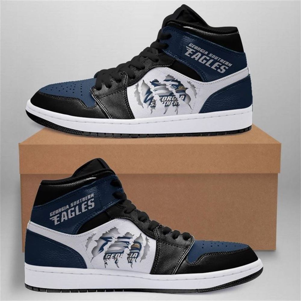 Georgia Southern Eagles Jordan Shoes Sport Custom Jordan Shoe Sneaker V4 Sneaker Boots Shoes