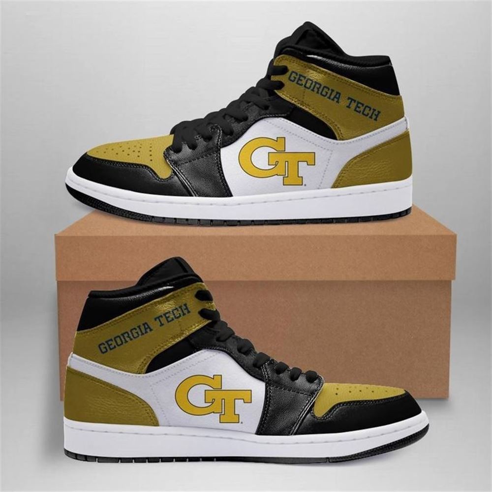 Georgia Tech Yellow Jordan Shoes Sport Custom Jordan Shoe Sneaker Sneaker Boots Shoes