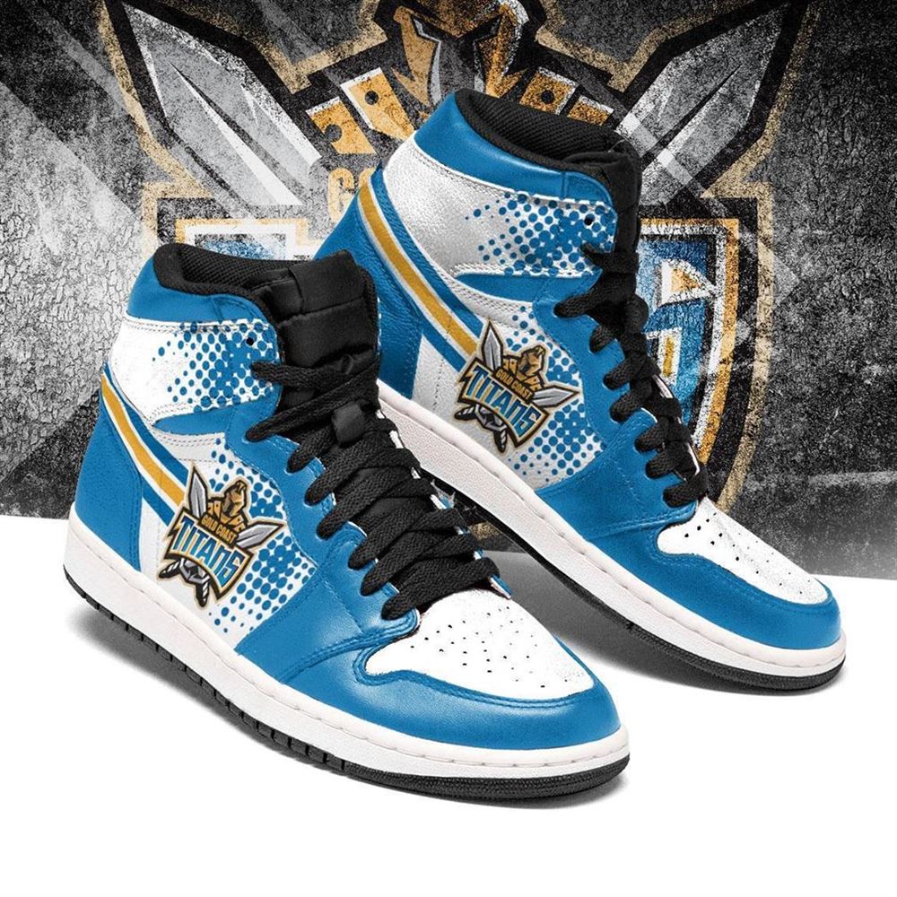 Gold Coast Titans Nrl Football Air Jordan Shoes Sport Sneaker Boots Shoes