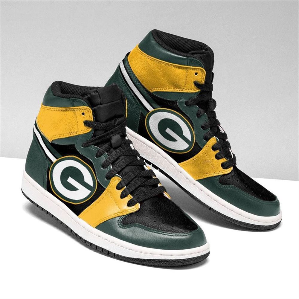 Green Bay Packers Nfl Football Air Jordan Shoes Sport V2 Sneaker Boots Shoes