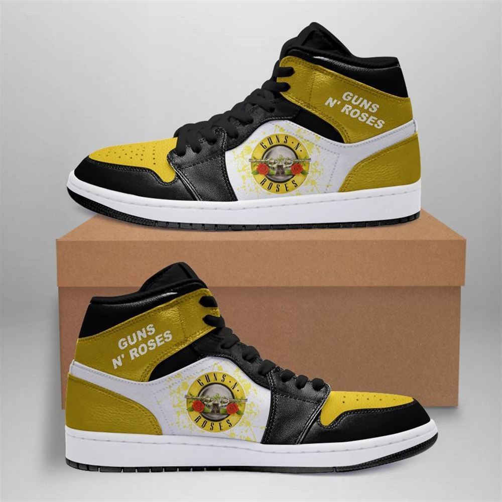 Guns N Roses Rock Band Air Jordan Sneaker Boots Shoes