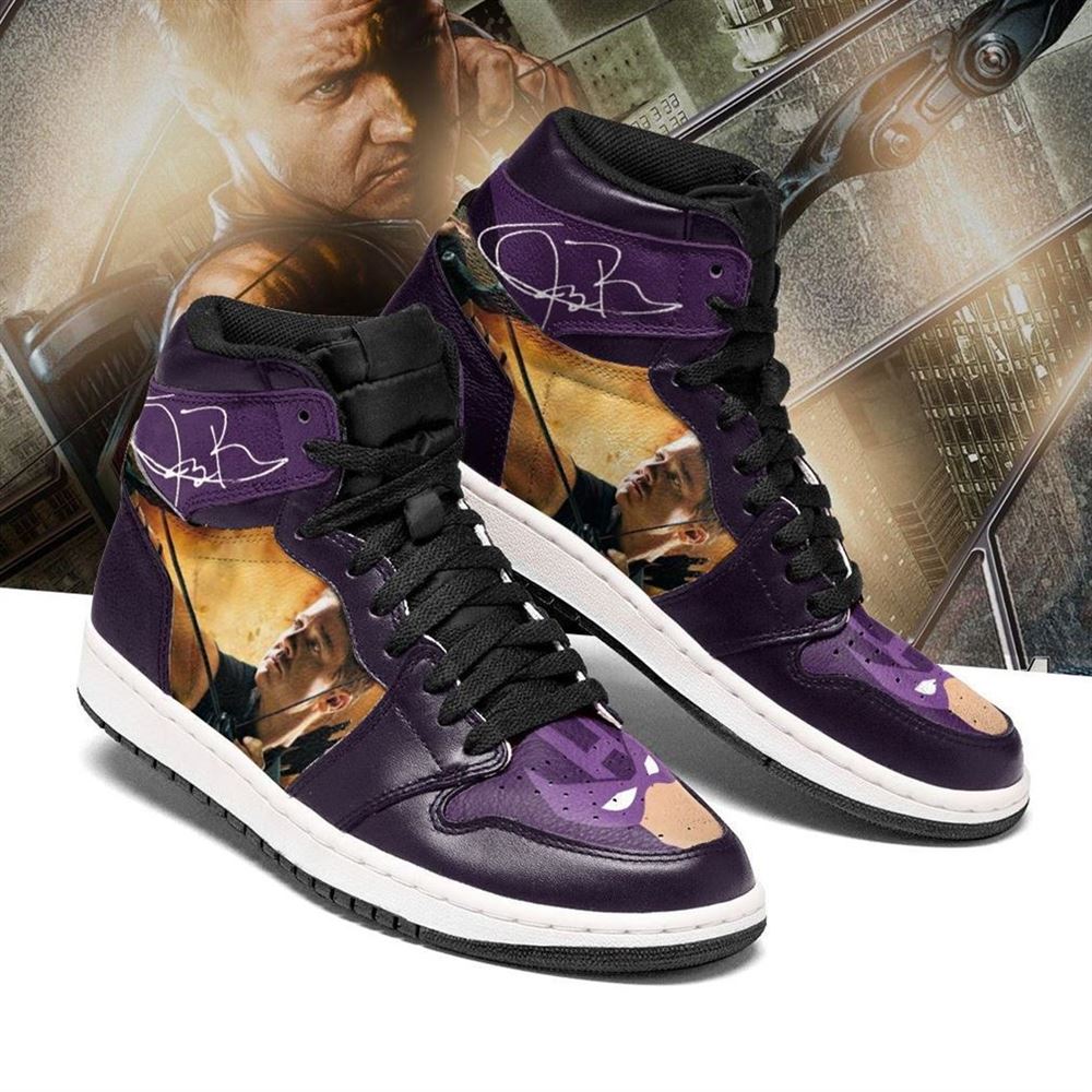 Hawkeye Marvel Air Jordan Shoes Sport Sneaker Boots Shoes