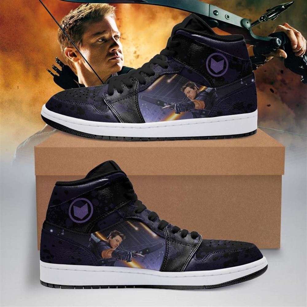 Hawkeye Marvel Air Jordan Shoes Sport V2 Sneaker Boots Shoes