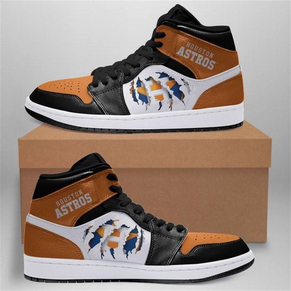 Houston Astros Mlb Jordan Shoes Sport Custom Jordan Shoe Sneaker Boots Shoes