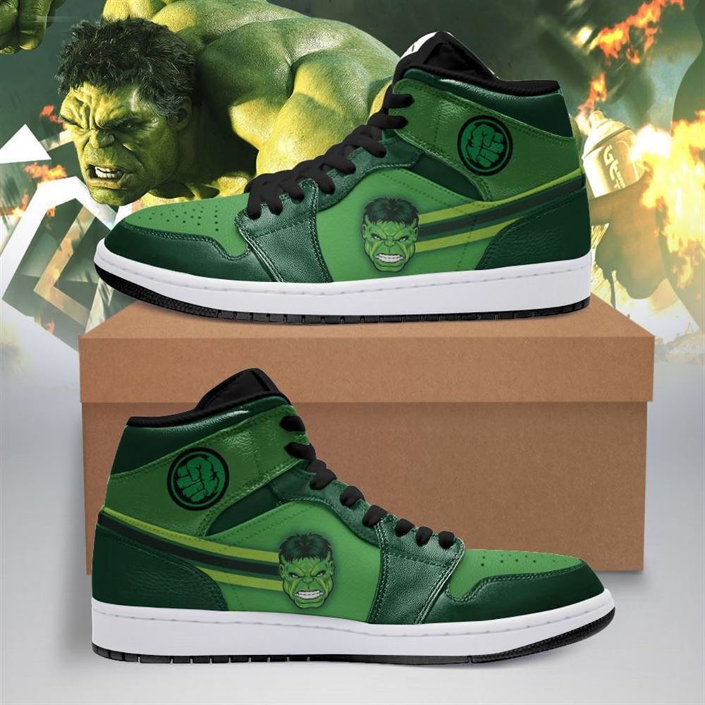 Hulk Marvel Air Jordan Shoes Sport V2 Sneaker Boots Shoes