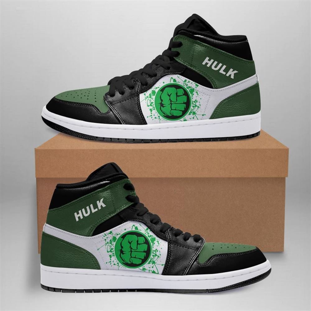 Hulk Marvel Air Jordan Sneaker Boots Shoes