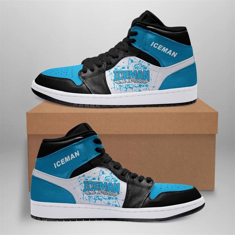 Iceman Marvel Air Jordan Sneaker Boots Shoes