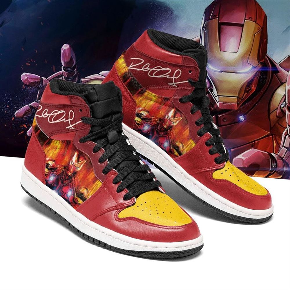 Iron Man Marvel Air Jordan Shoes Sport V2 Sneaker Boots Shoes