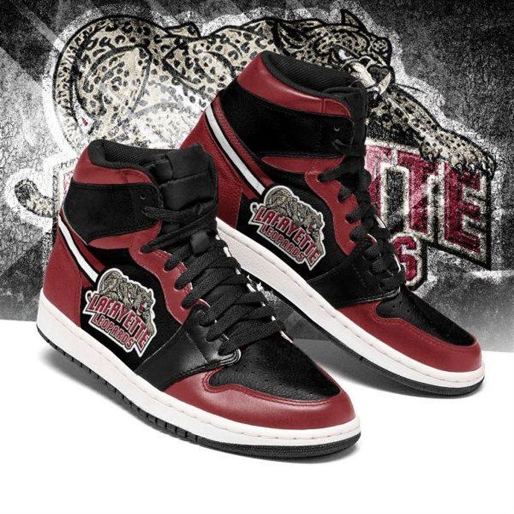 Lafayette Leopards Ncaa Air Jordan Sneaker Boots Shoes