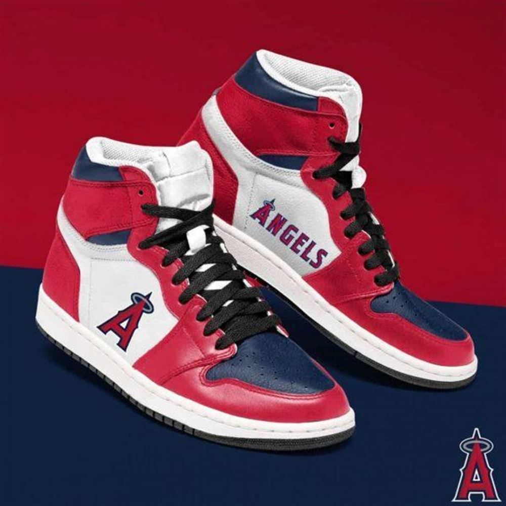 Los Angeles Angels Mlb Baseball Air Jordan Sneaker Boots Shoes