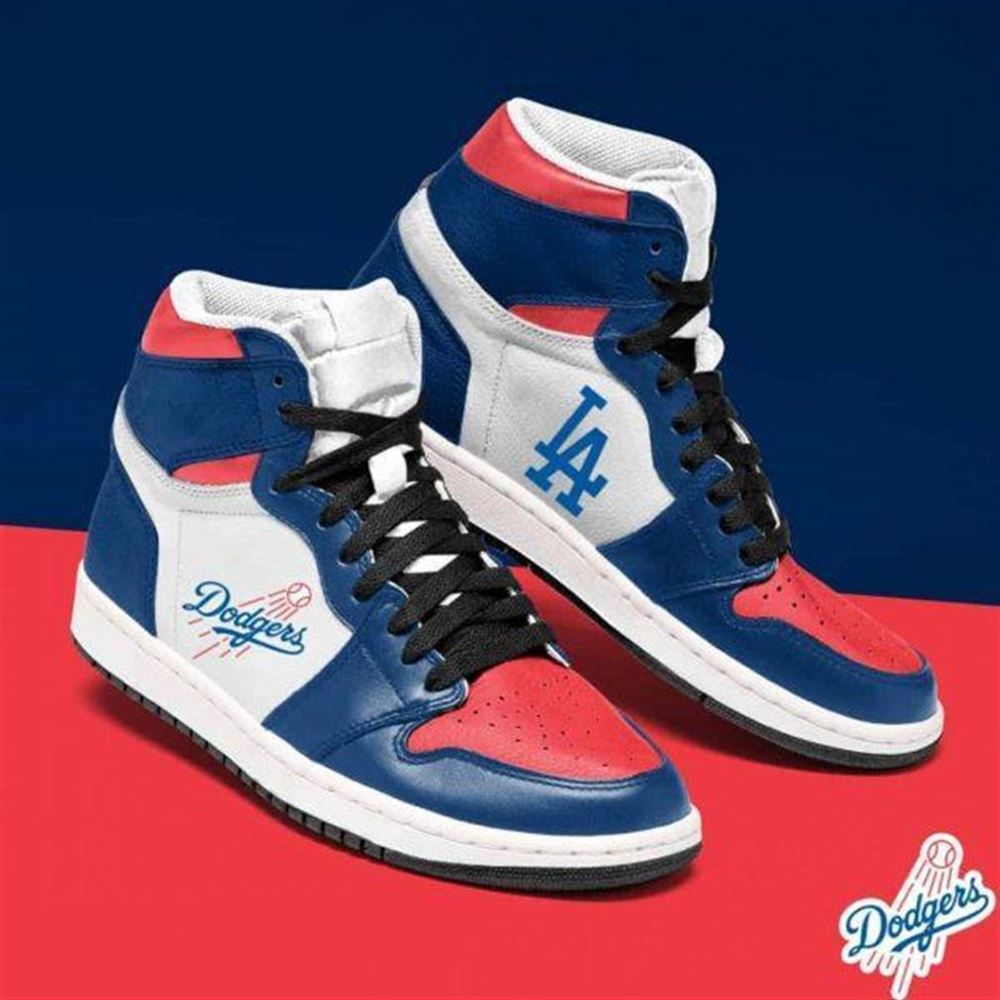 Los Angeles Dodgers Mlb Baseball Air Jordan Sneaker Boots Shoes